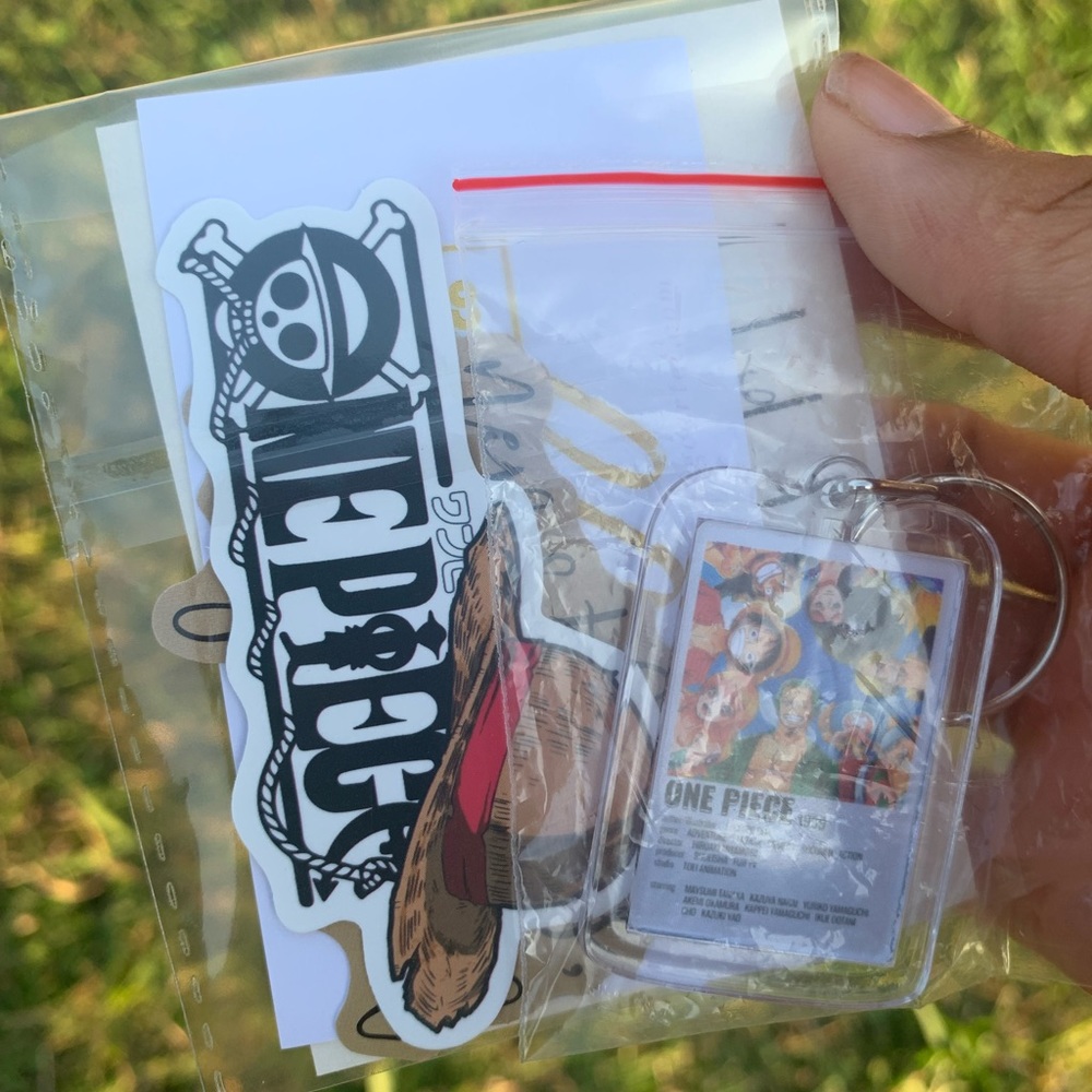 One Piece Anime Keychain